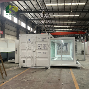 China Glass Front Expandable Container Home Pull-Out House Push-Out Coffee Bar for Mall Shops Commercial Use Container <strong>Showroom</strong> - Product Image 1