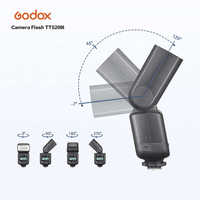 Flash para Cámara Godox TT520III, Disparador Inalámbrico Integrado de 433MHz para Cámaras DSLR