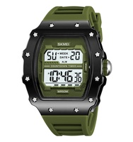 SKMEI 2296 Reloj deportivo digital de colores brillantes para jóvenes