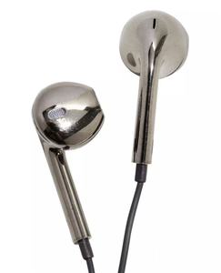 Écouteurs filaires Type C 3,5 mm argentés, best-seller TikTok, écouteurs filaires en métal plaqué coloré avec micro pour iPhone et Android - Product Image 4