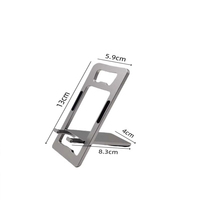 Support de téléphone portable ultra fin en aluminium, pliable, support de bureau pour diffusion en direct, visionnage de vidéos, support universel pour tablette