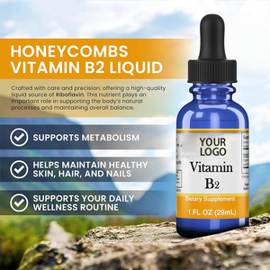 Oem vitamin <span class=keywords><strong>B</strong></span> phức tạp chất lỏng giọt Vitamin B2 B3 B6 B7 B9 B12 cobalamin người lớn năng lượng tăng cường chức năng não hỗ trợ - Product Image 2