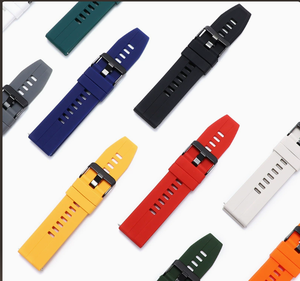 Vente directe d'usine. Bracelets de montre en silicone de haute qualité, couleur unie, compatibles avec les montres GT2, <span class=keywords><strong>GT3</strong></span>, <span class=keywords><strong>Honor</strong></span> 2 et EPro. - Product Image 1