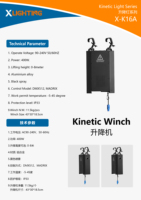 Treuil X - Poids de charge personnalisable 10KG Moteur cinétique Éclairage cinétique DMX Systèmes de treuils cinétiques de levage