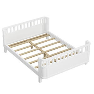 <span class=keywords><strong>Lit</strong></span> de sécurité pour enfants en bois massif avec barrières latérales complètes, <span class=keywords><strong>lit</strong></span> simple <span class=keywords><strong>junior</strong></span> conçu pour se connecter à un grand <span class=keywords><strong>lit</strong></span> - Product Image 4