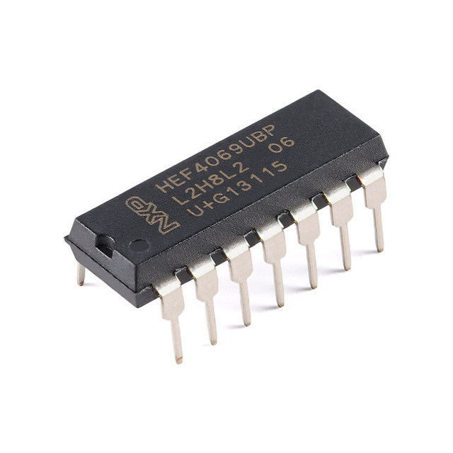 HEF4069UBP,652 DIP-14 6-channel 3V to 15V Inverter