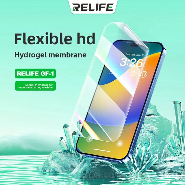 Relife Hydrogel Screen Protector Film Gf-1 Gf-2 Gf-3 Gf-4 3D Bare Metal Cutting Universal Mobile Phone Screen