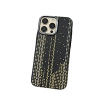 Coque de téléphone portable iPhone 17 Pro Max en PC rigide anti-chute, ultra-fine, mate, avec design animal lumineux et fixation magnétique