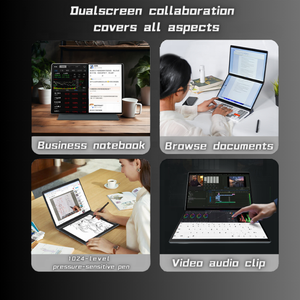 Ordinateur portable 13,5 pouces 128 Go Double écran Win11 <span class=keywords><strong>Chargeur</strong></span> type C Tablette ultra fine Prise en charge du stylet à pression Tablette <span class=keywords><strong>2</strong></span> en 1 - Product Image 6