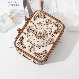 3D Puzzles en bois DIY boîte secrète en bois 3Dpuzzle assemblage très difficile mécanique dynamique numéro en bois puzzle Prix d'usine - Product Image 4