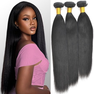 FH Raw Unprocessed Human Hair Bundles Vendors Mink Virgin Brazilian Yaki Straight Hair <b>Cheap</b> Human Hair Bundles - Product Image 1