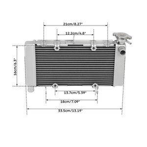 Radiador de Refrigeración del Motor TCMT Compatible con Honda <span class=keywords><strong>CB500F</strong></span> 2016-2018 <span class=keywords><strong>2017</strong></span>, Piezas de Repuesto de Aluminio para Motocicleta XF-M414 - Product Image 2