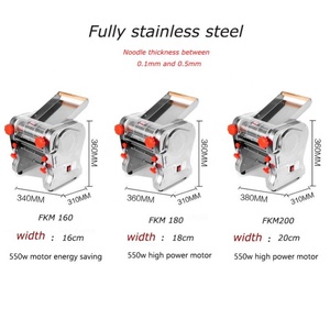 Machine à pâtes électrique automatique 220V/110V en acier inoxydable pour la préparation de nouilles fraîches, machine à nouilles coréennes, machines à céréales - Product Image 5