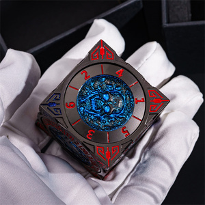 Csulu SER หกด้าน polyhedral หมุน DND DICE 7-in-1 EDC โลหะกลุ่มการบีบอัดข้อมูลสำหรับมังกรดันเจี้ยน - Product Image 1