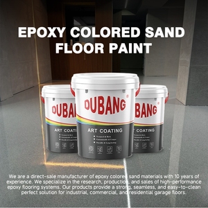 Revêtement de sol en époxy auto-nivelant imperméable, époxy marbré, peinture de sol en époxy avec sable coloré pour entrepôts et usines - Product Image 6