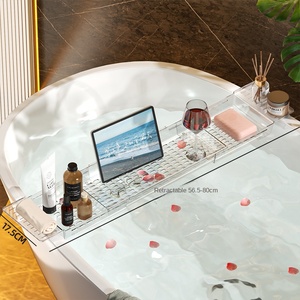 Mở rộng nhựa nhà vệ sinh giá lưu trữ Hội Đồng Quản Trị cho bồn tắm khay với tắm xô khung cho nhà phòng tắm tổ chức - Product Image 6