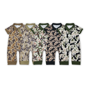 En stock – Nouveauté : Ensemble polo et barboteuse bleu pour bébés garçons, confortable, style western, vente en gros, vêtements d'été pour enfants, prix d'usine - Product Image 4