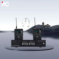 Microphone à condensateur sans fil avec micro-cravate et connecteur XLR pour enregistrement professionnel en studio et caméra