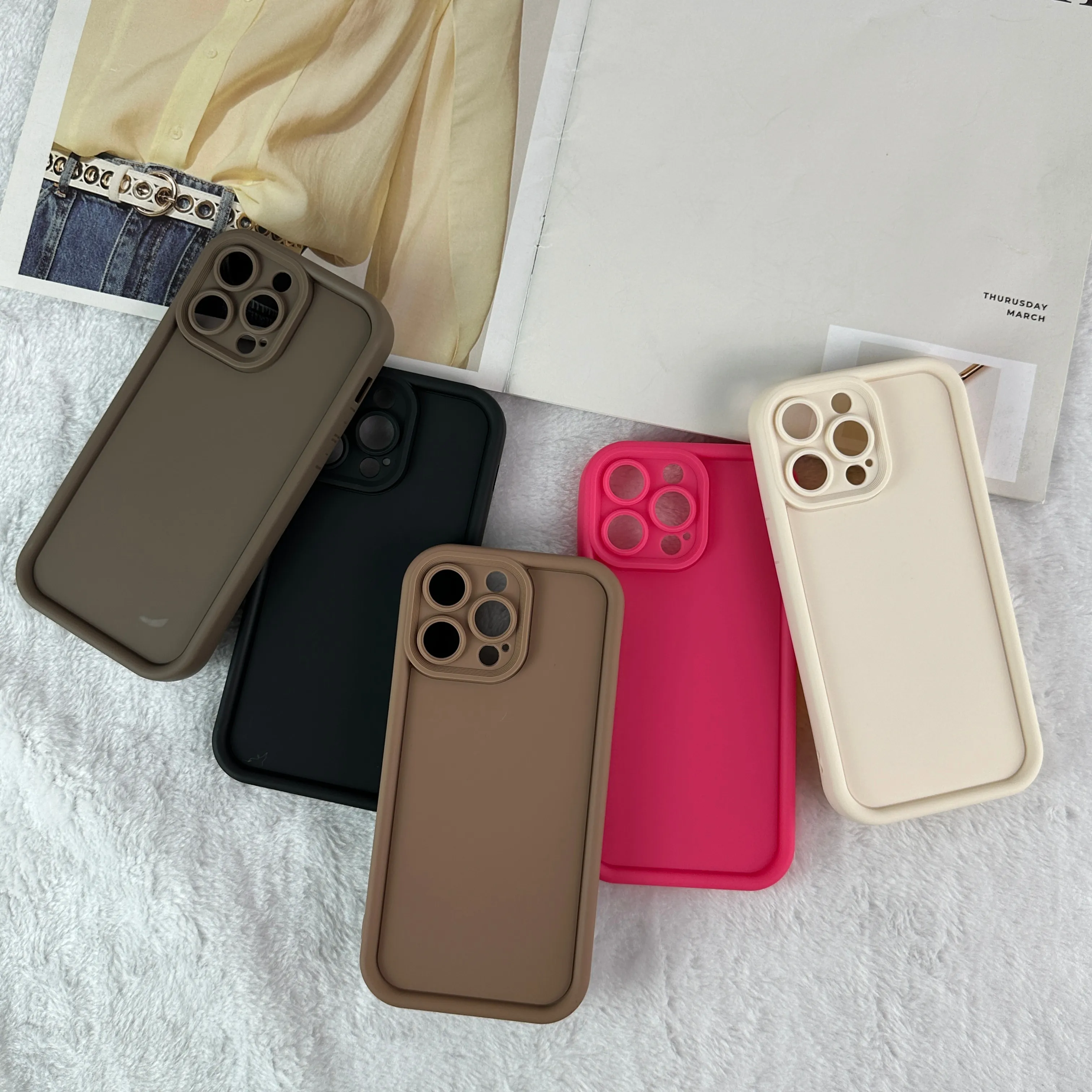 Venda quente Vários Modelos Silicone Phone Case para Iphone 11 12 13 14 15 pro max Mobile Cover