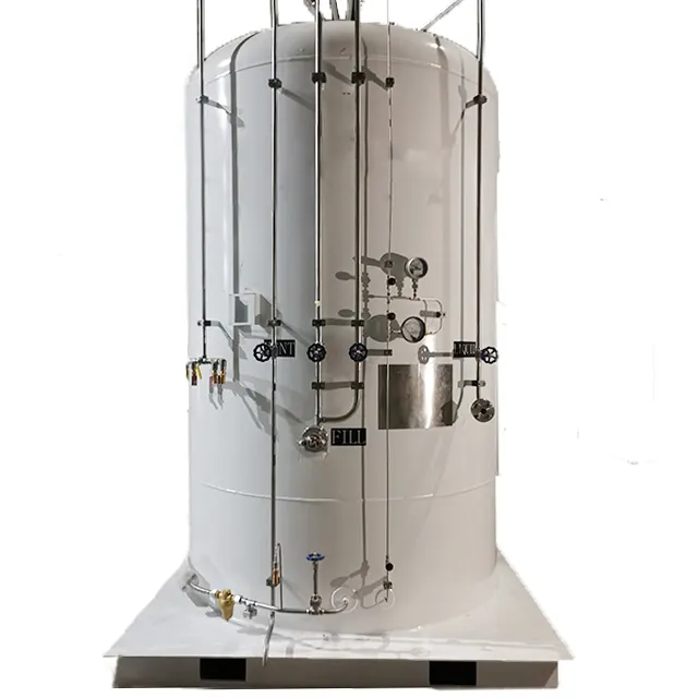 Microalmacenamiento a granel para uso Industrial, almacenamiento de oxígeno líquido criogénico, nitrógeno, argón, 3M3, 16bar
