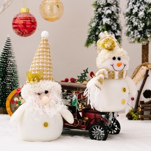 Custom-Size New Christmas Decorations Creative White Snowman Doll Santa Claus Dwarf Ornaments Cross-Border Figurines & Toys - Product Image 4