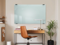 Tableau blanc en verre translucide imprimé sur mesure 120x240cm 48x96 pouces, tableau effaçable à sec mural pour salle de réunion
