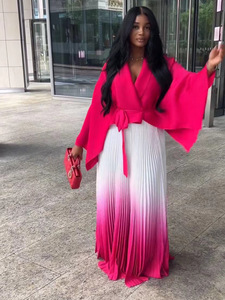 Conjunto de dos piezas para <span class=keywords><strong>mujer</strong></span>, conjuntos de S elegantes de Otoño de alta calidad para <span class=keywords><strong>mujer</strong></span>, <span class=keywords><strong>traje</strong></span> de fabricantes, falda superior, 2 faldas, ropa de diseñador - Product Image 4