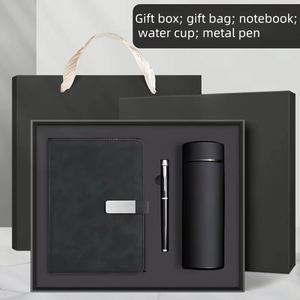 Luxury Customizable A5 <b>Notebook</b> Gift <b>Set</b> PU Leather Business Companion with 304 Stainless Steel Thermal Mug <b>and</b> <b>Pen</b> - Product Image 2