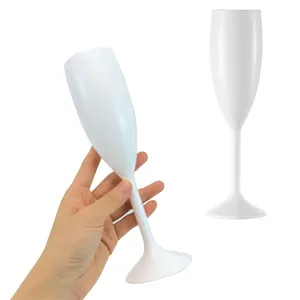 Verres à vin jetables modernes et compacts, verres à champagne pour fêtes et réceptions, pique-niques en plein air, réceptions de mariage - Product Image 1