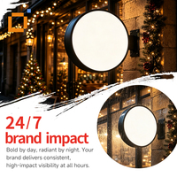 Boîte à lumière en aluminium étanche pour publicité, panneau d'affichage personnalisé avec logo pour parking extérieur, directement du fabricant