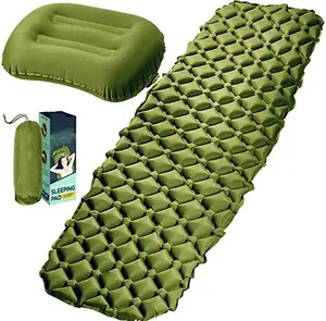 Самонадувающаяся воздушная кровать OEM, ультралегкий коврик для сна OEM, тонкая кровать для сна