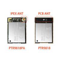 Modul Jangkauan Jauh PTR9818PA nRF52840 Antena IPX +20dBm Modul Energi Rendah dengan Penguat