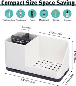 Modern Plastic Bathroom Vanity Sink Organizer and Storage for <b>Shoes</b> with Multifunction Design - Product Image 2