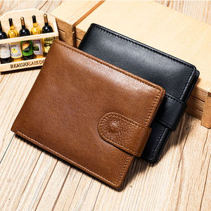 กระเป๋าสตางค์ AndoBag รุ่น Block Short สำหรับผู้ชาย หนังวัวแท้ ใส่เหรียญได้ จุของได้เยอะ กระเป๋าคลัทช์ สไตล์ลำลอง วินเทจ รุ่น 1065 - Product Image 2