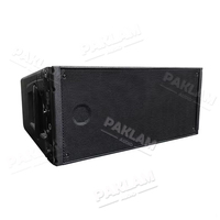Sistema de Altavoces PA de Línea Activa de 2 Vías PAKLAM AUDIO LD-210A con Dos Altavoces de 10 Pulgadas y 700W de Salida, Diseño Portátil