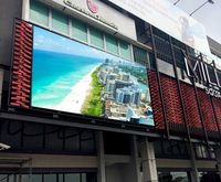 Écran publicitaire LED extérieur IP65 P2.5 avec animation pour mur d'images de magasin de détail