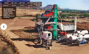 Planta de Mezcla de Asfalto Tipo Batido en Caliente de Alta Eficiencia con Bomba Controlada por PLC, Maquinaria de Construcción de Carreteras de Calidad 380V - Product Image 2