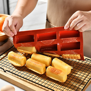 <span class=keywords><strong>Moule</strong></span> à gâteau en silicone semi-cylindrique à 9 trous <span class=keywords><strong>Moule</strong></span> à gâteau à longue bande pour chocolat et gâteaux Plats et casseroles - Product Image 5