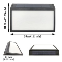 Lampe solaire LED pour numéro de maison, extérieur, étanche, panneau d'adresse lumineux, plaque de porte de jardin, lampe murale LED