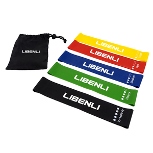 Gelang resistensi latihan kebugaran lateks Logo kustom seram grosir <span class=keywords><strong>loop</strong></span> latihan - Product Image 4