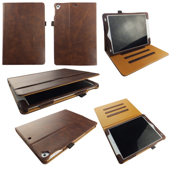 High Quality Fashion PU Leather Shockproof Case Smart Case for iPad Pro 10.5/Air 3/10.2 with Pencil Holder and File Bag