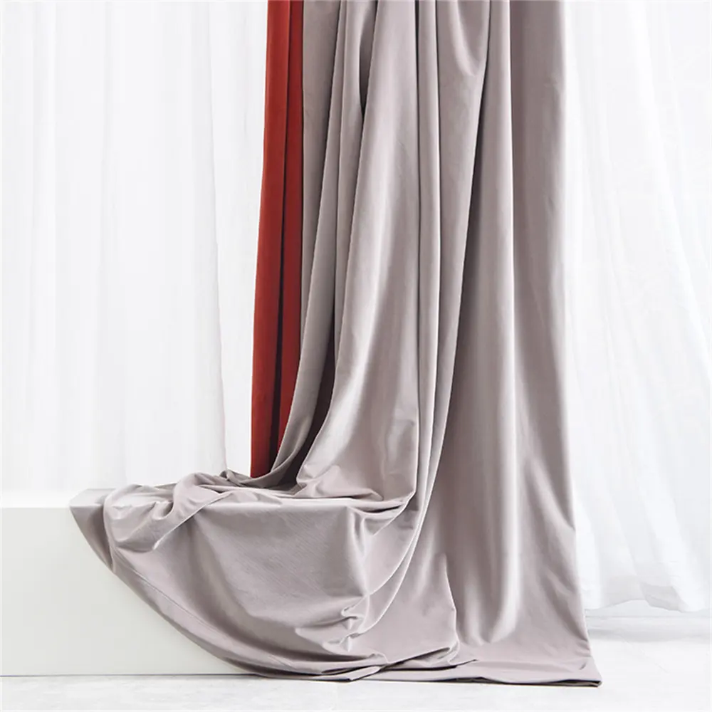 330 gsm Home decor sofa velvet 100% polyester anti-wrinkle holland velvet curtain fabric