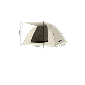 Carpa Explorer para Acampar al Aire Libre, Carpa Plegable de 210X152X140 cm, de una Sola Capa, Impermeable, para 2-3 Personas, con una Puerta y Tres Ventanas - Product Image 1