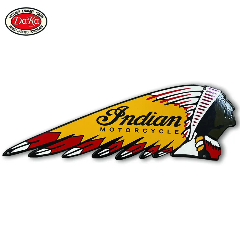 Прямая заводская цена, хит продаж, реклама, индийские мотоциклы, эмалированный металлический знак