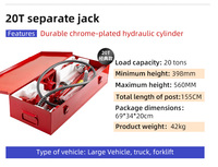 Fabriqué en Chine 10T Auto Body Frame Repair Hydraulic Porta Power Auto Repair Kit Jack
