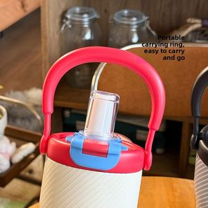 Customizable 2 in 1 Drink 800ml Eco Friendly Travel Car Mug Double Wall Insulated 316 Stainless Steel Tumbler Bottle with <b>Straw</b> - Product Image 4