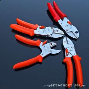 Mountain Vine Pruning Shears Stainless Steel Straight Head Red <b>Gardening</b> Tool 40mm Blade Length Fine Polishing - Product Image 5