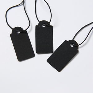 Tùy Chỉnh 200 cái/gói Matt Cán Giá Quần Áo Giấy Treo Thẻ Thẻ May Mặc Trống Đu Thẻ - Product Image 2