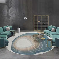 Tapis en laine européenne sur mesure, accessoire de salon