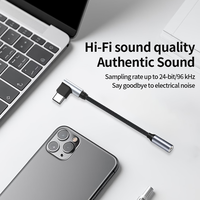 Adaptateur audio USB-C mâle vers 3,5 mm AUX, câble dongle jack casque Type-C vers AUX, cordon coudé compatible avec iPhone 17 16 15